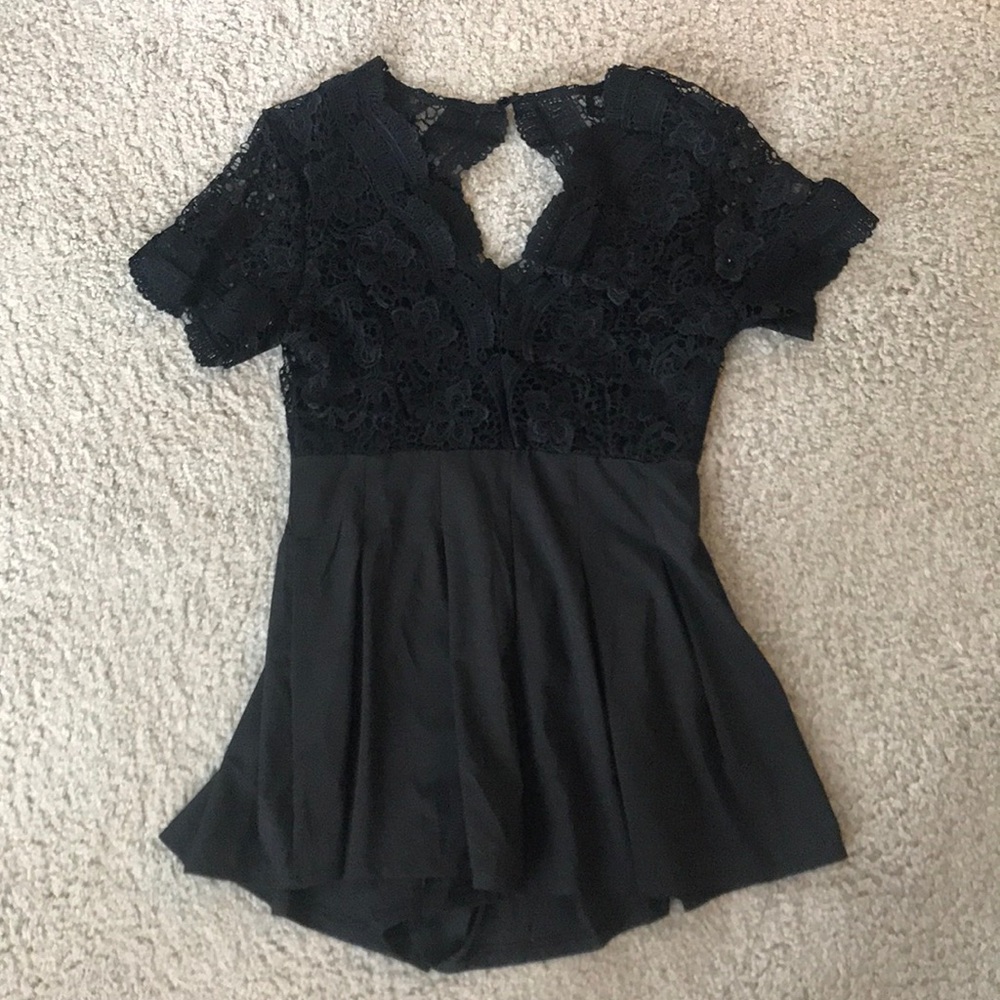 Never been worn Black Romper